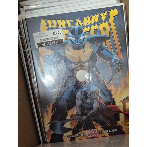 474 - Crate of Marvel Comics; Variant  editions, Thor, Marvel Strange, Captain Marvel, #1 comics along wit... 