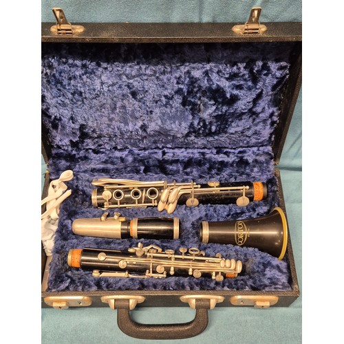 353 - Antique Cased Clarinet By Corton.