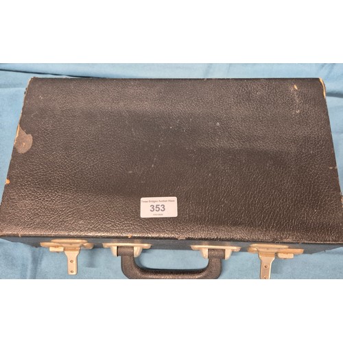 353 - Antique Cased Clarinet By Corton.