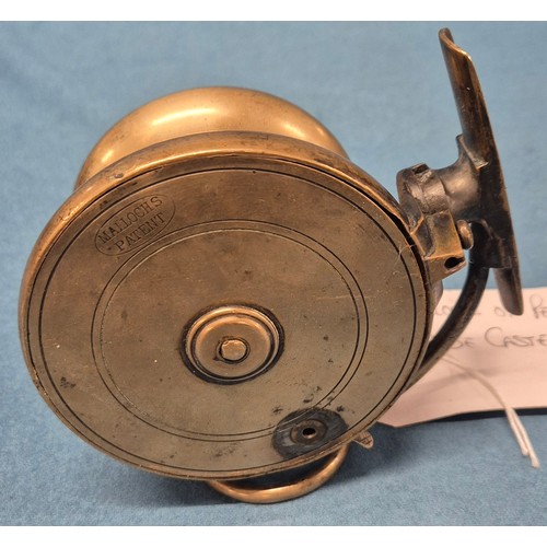 379 - Mallochs Of Perth Brass Side Caster Reel.