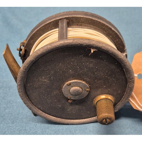 382 - Sharpes Of Aberdeen Salmon Reel.