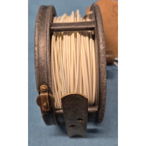 382 - Sharpes Of Aberdeen Salmon Reel.