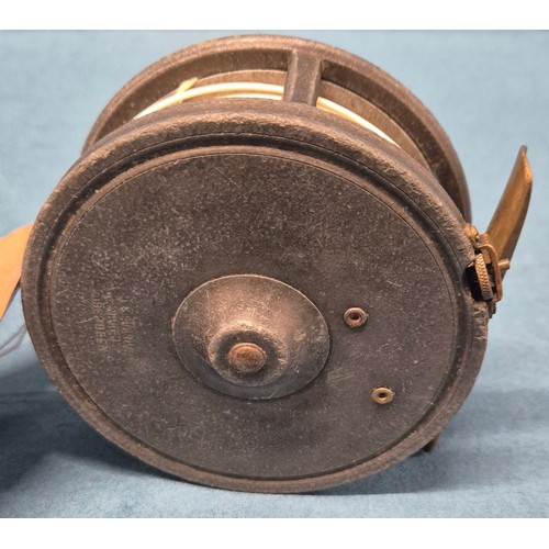 382 - Sharpes Of Aberdeen Salmon Reel.