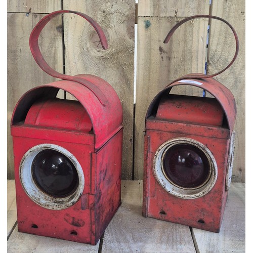 350 - Pair of Mid century Road Latterns.