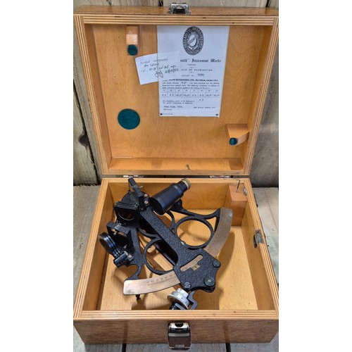 103 - Heath & Co. Hezzanith Sextant In Fitted Case.