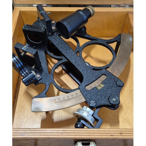103 - Heath & Co. Hezzanith Sextant In Fitted Case.