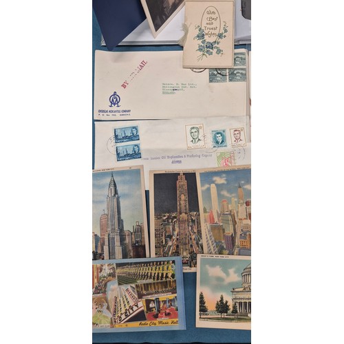 117 - Selection of Stamp Albums, Stamps & Postcards.