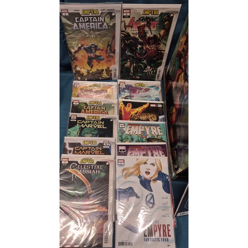 560 - Collection of Marvel Fantastic; Fout Empyre fall out comics, Variant edition, Road to Empyre, Thor &... 