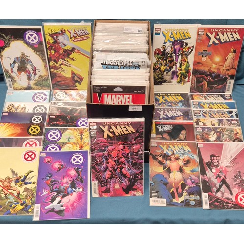 541 - Crate of Marvel Comics; Uncanny X-men, Marvelous X-men & Many more