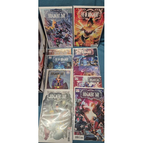 544 - Collection of Marvel Comics; Eve of Judgement, X-men Red, Variant edition Death of Mutants, Variant ... 