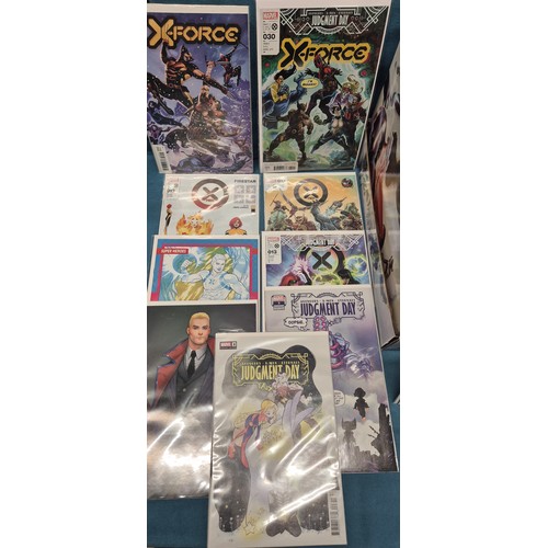 544 - Collection of Marvel Comics; Eve of Judgement, X-men Red, Variant edition Death of Mutants, Variant ... 