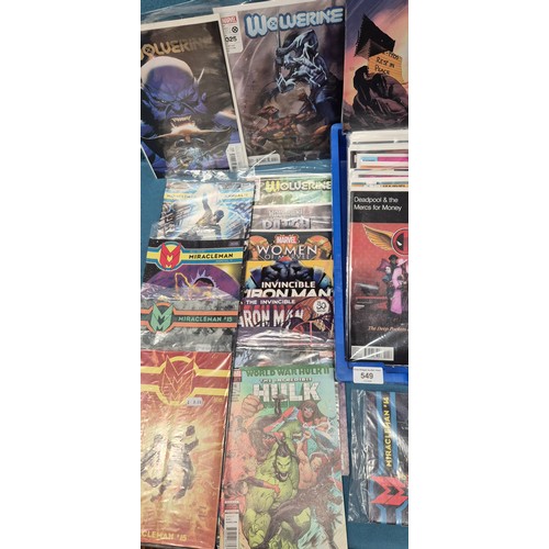 549 - Collection of Marvel Comics; Doctor Strange Variant Edition, Scarlet Witch variants, Wolverine Varia... 
