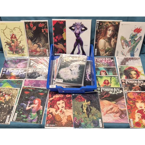 550 - Collection of DC Comics; Poison Ivy, Variant Editions along with others.