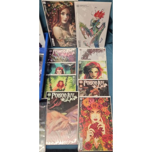 550 - Collection of DC Comics; Poison Ivy, Variant Editions along with others.