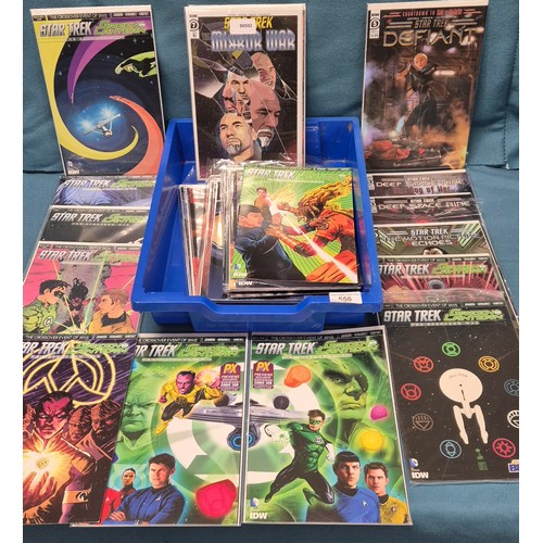 556 - Collection of IDW Comics Star Trek Deep Space Nine Comics.