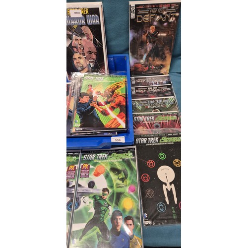 556 - Collection of IDW Comics Star Trek Deep Space Nine Comics.
