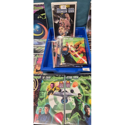556 - Collection of IDW Comics Star Trek Deep Space Nine Comics.