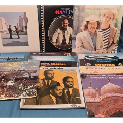 597 - A Bundle of records to include 1st pressing of Pink Floyd wish you were here album A1/ B3, also incl... 