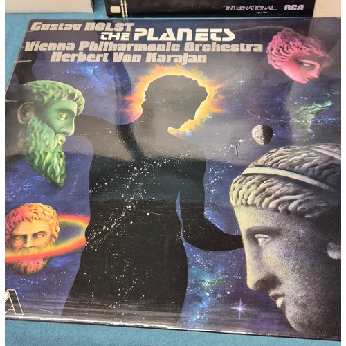 597 - A Bundle of records to include 1st pressing of Pink Floyd wish you were here album A1/ B3, also incl... 