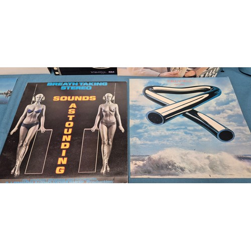 597 - A Bundle of records to include 1st pressing of Pink Floyd wish you were here album A1/ B3, also incl... 