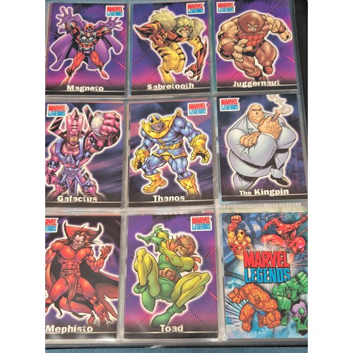 582 - Spiderman Trading Card binder with cards; Artbox Marvel Marvel Spiderman trading cards, Marvel Legen... 