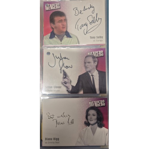 585 - Four various trading card binders; Planet of the Apes card collection with signed autograph cards, U... 