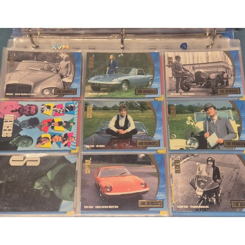 585 - Four various trading card binders; Planet of the Apes card collection with signed autograph cards, U... 