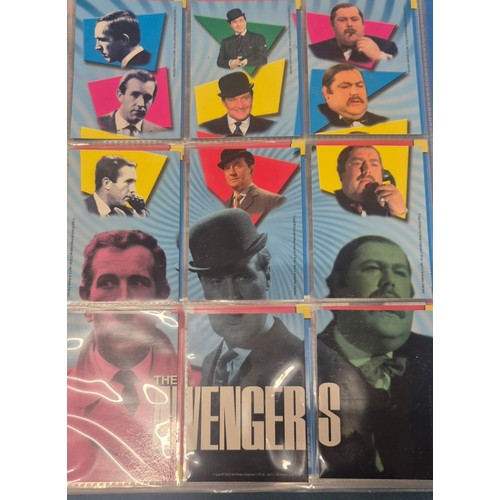 585 - Four various trading card binders; Planet of the Apes card collection with signed autograph cards, U... 