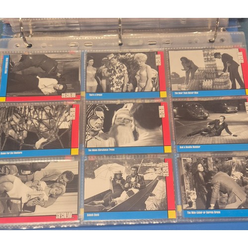 585 - Four various trading card binders; Planet of the Apes card collection with signed autograph cards, U... 