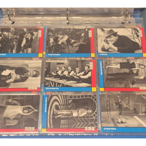 585 - Four various trading card binders; Planet of the Apes card collection with signed autograph cards, U... 