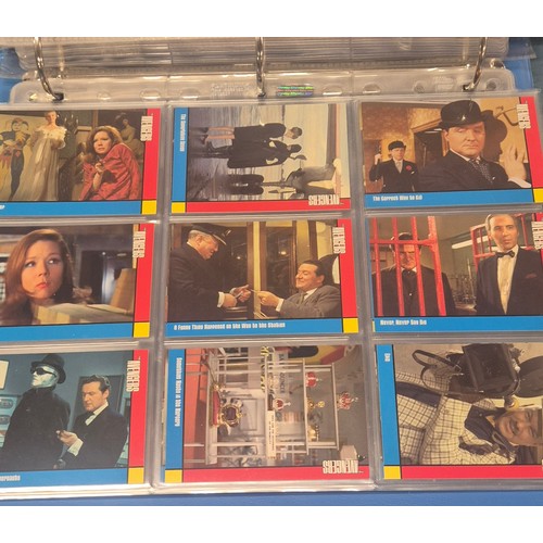 585 - Four various trading card binders; Planet of the Apes card collection with signed autograph cards, U... 