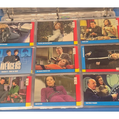 585 - Four various trading card binders; Planet of the Apes card collection with signed autograph cards, U... 