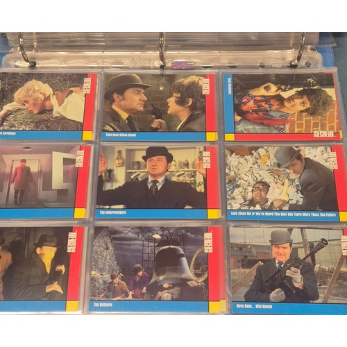 585 - Four various trading card binders; Planet of the Apes card collection with signed autograph cards, U... 