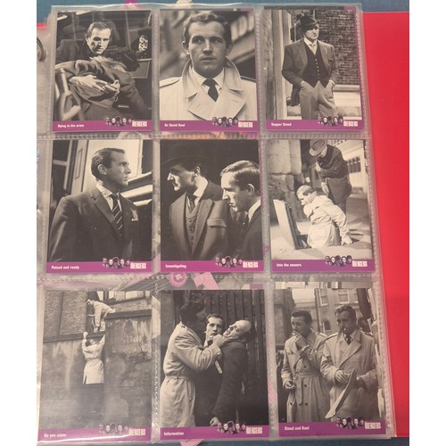 585 - Four various trading card binders; Planet of the Apes card collection with signed autograph cards, U... 