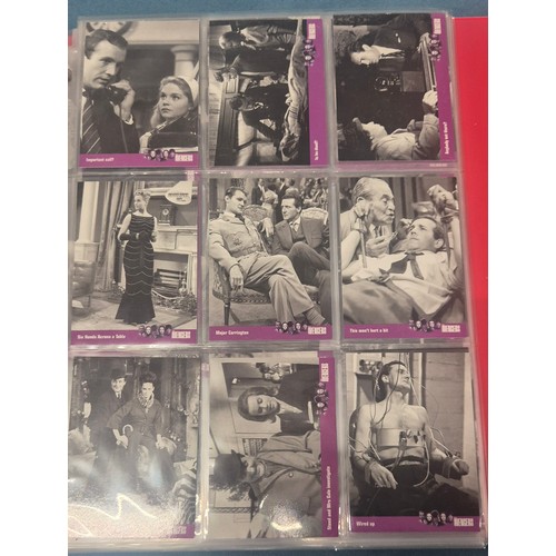 585 - Four various trading card binders; Planet of the Apes card collection with signed autograph cards, U... 