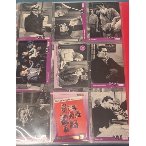 585 - Four various trading card binders; Planet of the Apes card collection with signed autograph cards, U... 