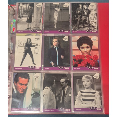 585 - Four various trading card binders; Planet of the Apes card collection with signed autograph cards, U... 