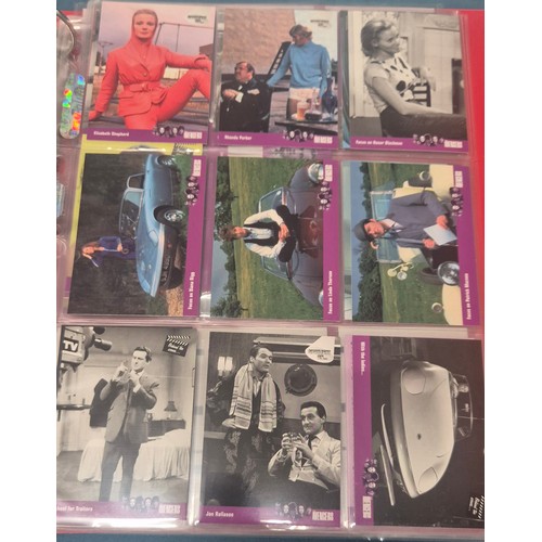 585 - Four various trading card binders; Planet of the Apes card collection with signed autograph cards, U... 