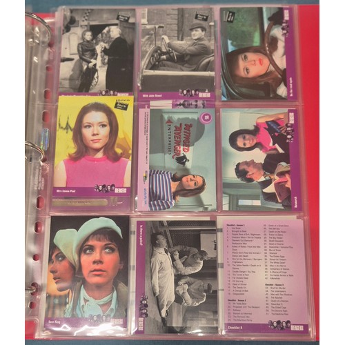 585 - Four various trading card binders; Planet of the Apes card collection with signed autograph cards, U... 