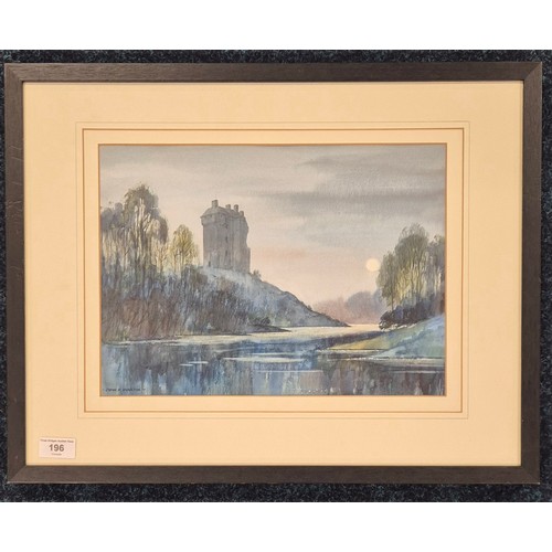 196 - John F. Martin 
Original watercolour titled 