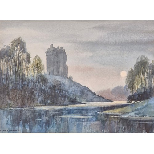 196 - John F. Martin 
Original watercolour titled 