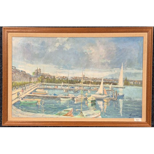 221 - H. Ecuyer
Original oil painting on canvas depicting 