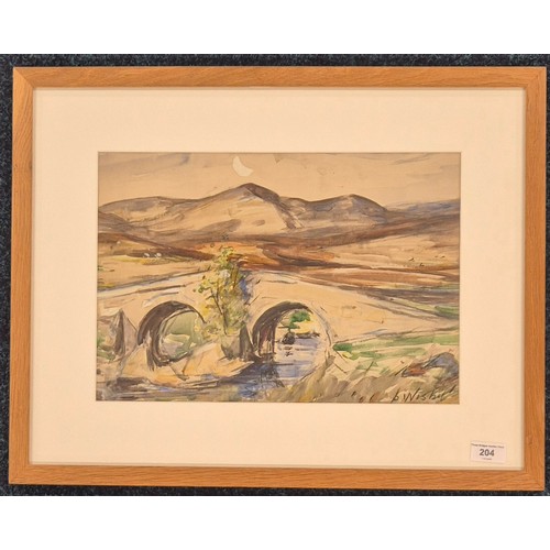 204 - Peter Wishart ARSA (1846-1932)
Original watercolour titled 