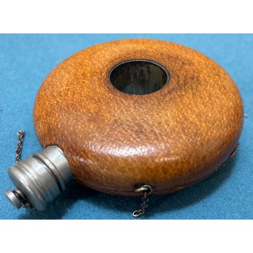 189 - A Selection of Antique and vintage Hip Flasks.