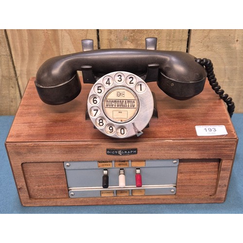 193 - Vintage Dictograph telephone.