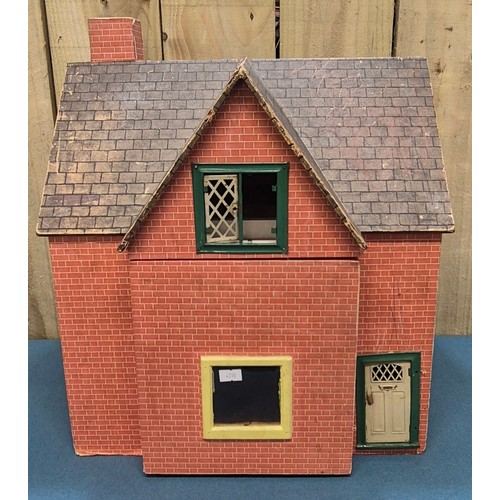 247 - Vintage dolls house and furniture.