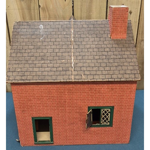 247 - Vintage dolls house and furniture.