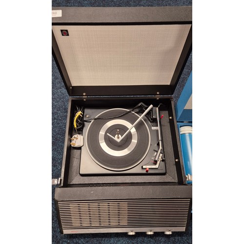 260 - Three vintage items; Boxed Sirram picnic set, Garrard for Bush record player and Ultra record player... 