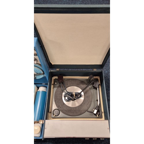 260 - Three vintage items; Boxed Sirram picnic set, Garrard for Bush record player and Ultra record player... 