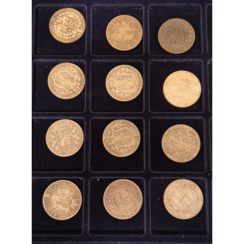 68 - A Collection of Silver Half Crowns.